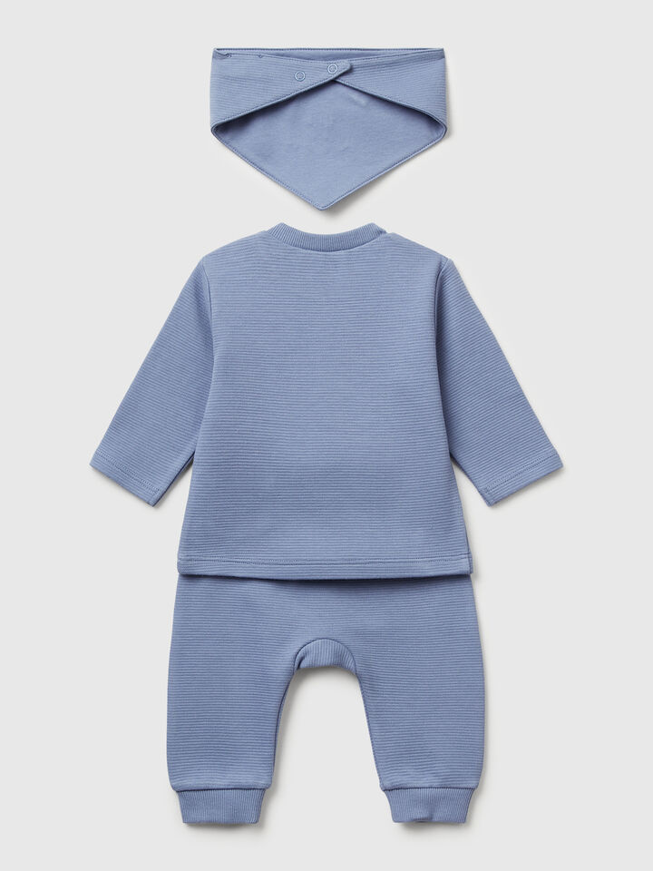 T-SHIRT+TROUS+NAP-KI Newborn image number 2